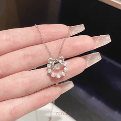 Dây chuyền đính đá hình nơ TT125