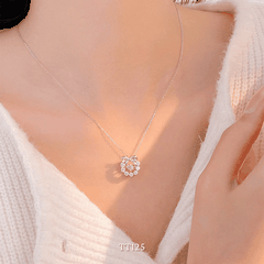 Dây chuyền đính đá hình nơ TT125