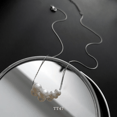 Dây chuyền nữ hạt ngọc trai nhân tạo phong cách thanh lịch tiểu thư TT47