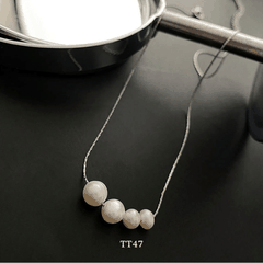 Dây chuyền nữ hạt ngọc trai nhân tạo phong cách thanh lịch tiểu thư TT47