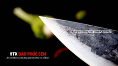 DAO BẦU LỌC 20 thép nhíp xe cán gỗ cẩm  / HTX DAO PHÚC SEN
