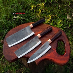 Bộ dao nhà bếp 3 món CB88 chất lượng cao, sắc bén đảm bảo an toàn vệ sinh - Hàng chuẩn của DAO VIP - HTX DAO PHÚC SEN