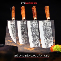 Bộ dao nhà bếp CBC chặt thái lọc hàng chuẩn DAO VIP- HTX DAO PHÚC SEN