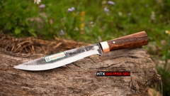 Dao thái lọc sắc bén - Thép nhíp oto - Cán cẩm khâu đồng đỏ - DL22DD