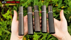 Cán dao Nhật bát giác gỗ mun - CN04
