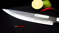 Dao phile sắc bén - Thép nhíp ô tô - Cán gỗ tự nhiên khâu inox - N05 | DAO VIP - HTX DAO PHÚC SEN