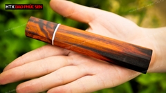Cán dao Nhật bát giác gỗ trắc - CN09