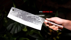 Dao chặt gà sắc bén - Thép nhíp ô tô - Cán cẩm - khâu đồng - G05TDD