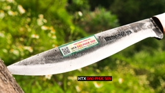 Dao thái lọc sắc bén - Thép nhíp oto - Cán cẩm khâu đồng đỏ - DL22DD