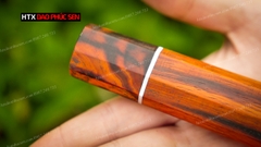 Cán dao Nhật bát giác gỗ trắc - CN09
