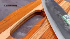 Thớt Gỗ Teak Cao Cấp - Cắt Thái, Trang Trí - 30,5x20,5x1,4cm - CNO01 | HTX DAO PHÚC SEN