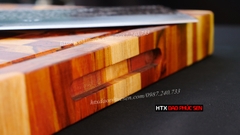 Thớt Gỗ Teak Cao Cấp - Chặt thái, Trang Trí - 30x30x3,8cm - VDC04