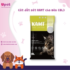 Cát đất sét cho mèo KAMT - Vị Chanh & Cafe  (8L)