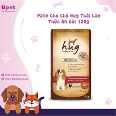 Pate Cho Chó Hug Thái Lan Thức Ăn Gói 120g