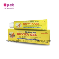 PVN318 - Gel dinh dưỡng Nuvita bổ sung vitamin , khoáng chất cho chó mèo thú cưng, giúp hấp thụ dinh dưỡng và tắng tính thèm ăn tuýp 120g