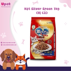 Thức ăn hạt cho mèo Silver Spoon 1kg (Vị Cá)