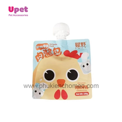 Pate nắp vặn Fuye thịt gà + sữa dê 100g (6 gói/hộp)