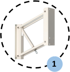 Khung Bóng Rổ Gắn Tường S14115-EZW