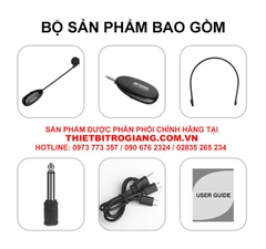 Mic/Micro đa năng không dây Aporo 2.4G Chính hãng Mic/Micro đa năng không dây Aporo 2.4G Chính hãng