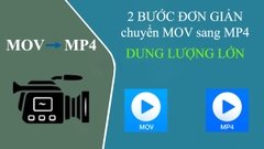 Cách chuyển MOV sang MP4 có dung lượng lớn Online miễn phí Cách chuyển MOV sang MP4 có dung lượng lớn Online miễn phí