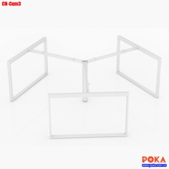 Chân bàn sắt hộp 25x50 2050x2230mm CN-Cum3