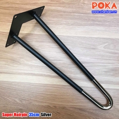 Chân bàn Super Hairpin Silver 35cm