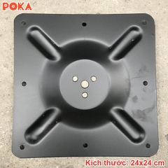 Mặt bích chân bàn vuông 24x24cm