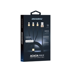 Cáp Sạc Usb-A 3in1 Rockrose Acacia Max