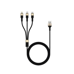 Cáp Sạc Usb-A 3in1 Rockrose Acacia Max