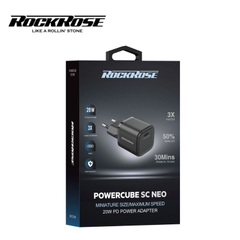 Cốc Sạc Nhanh 1 Cổng ROCKROSE Powercube SC NEO 20W