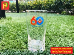 Cốc thủy tinh quán cafe sinh tố