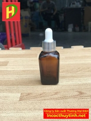 Chai lọ đựng tinh dầu 20ml thân vuông nhỏ giọt