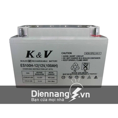 Ắc quy K&V ES80H-12 (12V-80ah)