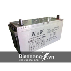 Ắc quy K&V ES120-12 (12V-120ah) Ắc quy K&V ES120-12 (12V-120ah)