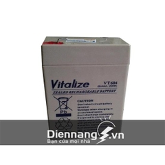 Ắc quy Vitalize VT604 (6V-4ah) Ắc quy Vitalize VT604 (6V-4ah)