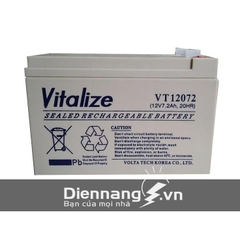 Ắc quy Vitalize VT12072 (12V-7.2ah)