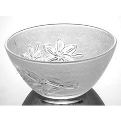 TÔ THỦY TINH HOA MAI 16cm