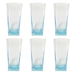 Cốc luminarc vuông cao xanh
