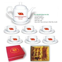 Bộ ấm trà in logo