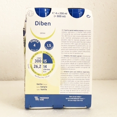 Sữa Diben Drink Vanilla 200ml Cho Bệnh Nhân Tiểu Đường Lốc 4 chai
