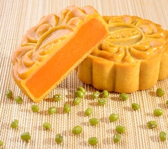 Bánh nướng Dinh dưỡng Đậu xanh - Gấc 0 trứng 150 gam (dành cho người tiểu đường ăn kiêng)