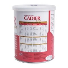 Sữa Cadier Gold 400g Cho Tiểu đường, Tim mạch-HỖ TRỢ PHÍ SHIP TỚI 20K KHI MUA TỪ 3 hộp trở lên