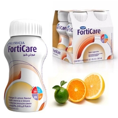 Sữa nước cao năng lượng FortiCare Cam Chanh 125ml lốc 4 chai- cho bệnh nhân ung thư-HỖ TRỢ PHÍ SHIP TỚI 35K KHI MUA TỪ 1 THÙNG-HSD: 2/2021- HÀNG ORDER CHUYỂN KHOẢN TRƯỚC