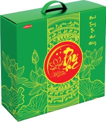 Bánh dẻo Dinh dưỡng Đậu xanh - Lá dứa 0 trứng 180 gam (dành cho người tiểu đường ăn kiêng)