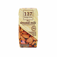 137 Degrees-Sữa hạt hạnh nhân không đường vỉ thùng 36 hộp x 180ml