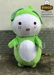 Mascot Hoạt Hình Lá Xanh