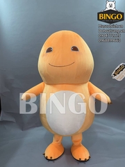 Mascot khủng long vàng