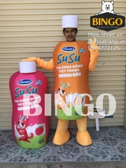 Mascot mô hình chai sữa Susu