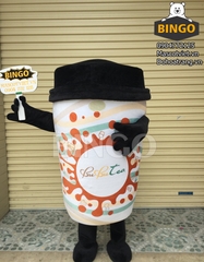 Mascot Mô Hình Tách Cafe