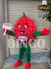 Mascot trái Chôm Chôm